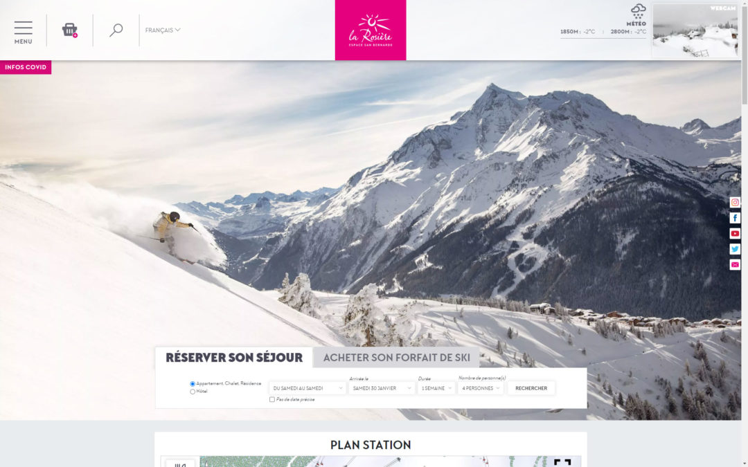 Site Internet de LA ROSIERE